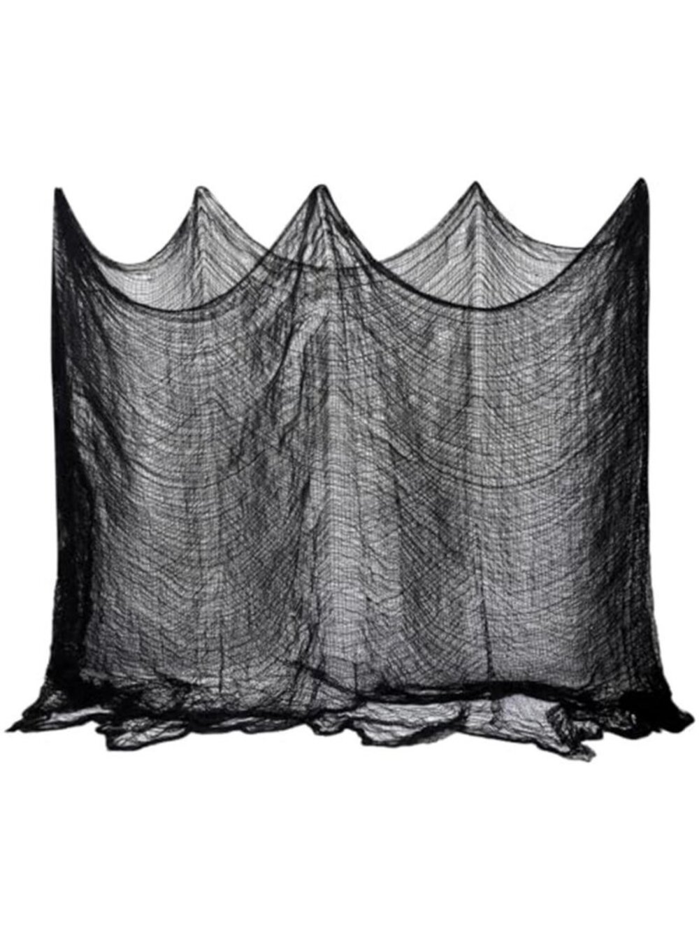 Halloween Black Creepy Cloth 80 × 400 Inch Giant Spooky Cheesecloth Decoration